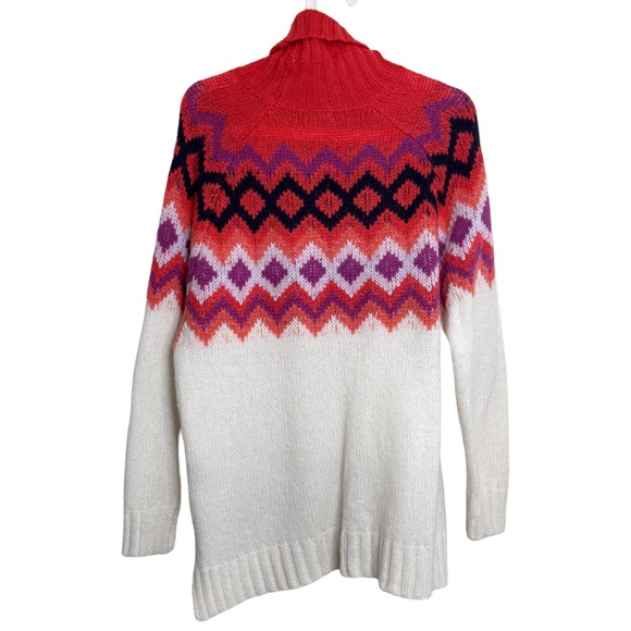 Aerie Oversized Holiday Themed Turtleneck Sweater - Picture 3 of 7